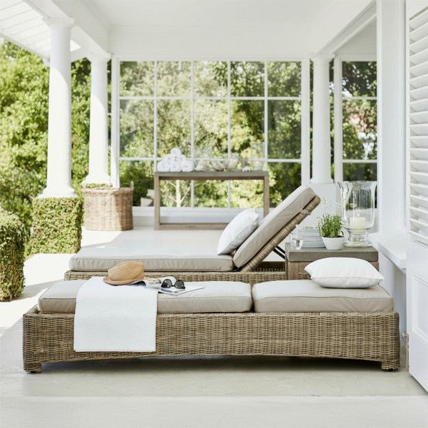 Neptune Seasonal_Garden_Outdoor loungers Default Compton Wicker Sun Lounger