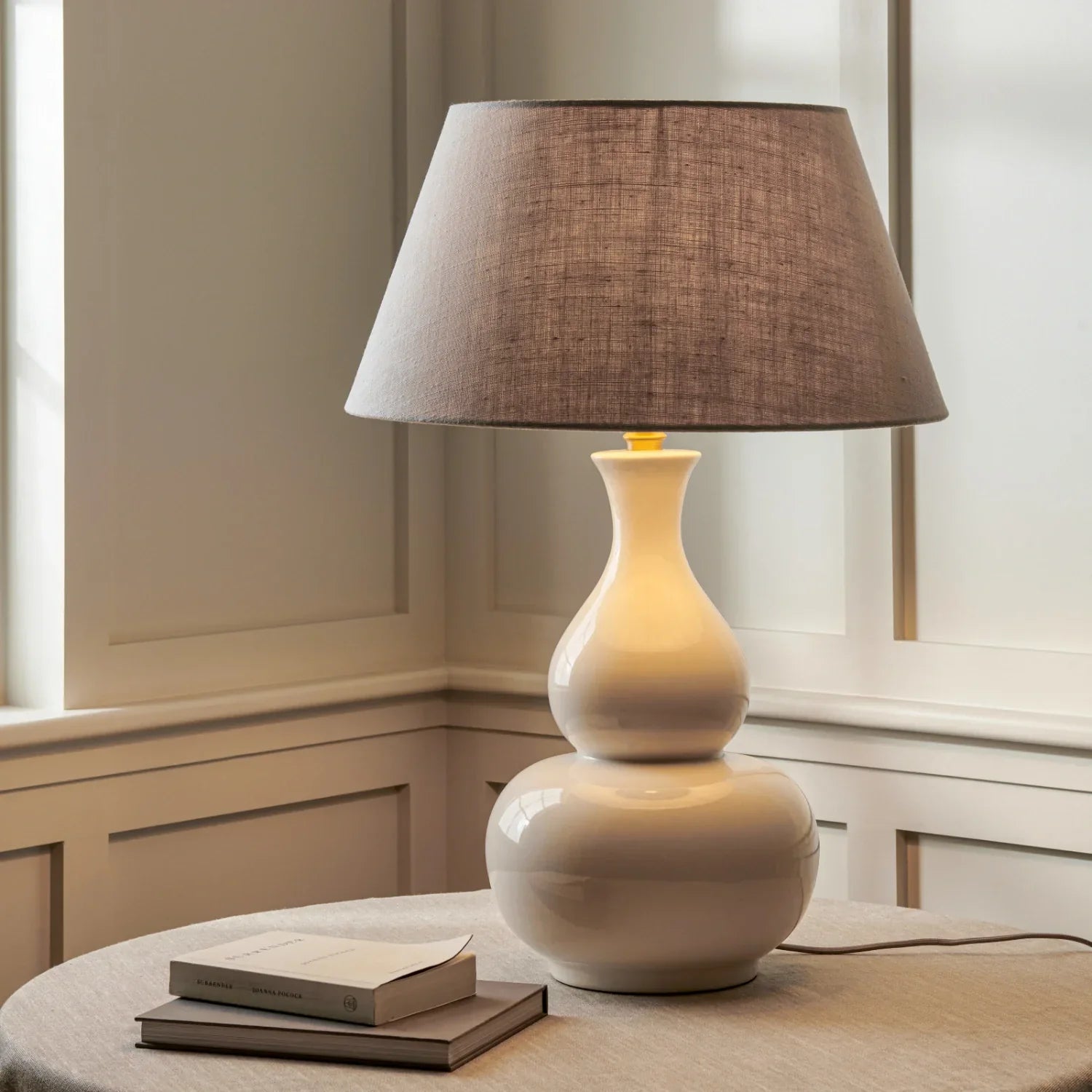 Neptune Accessories_Lighting_Table lamps Henry 19.5" Harry Cloud Dalston Ceramic Table Lamp