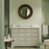 Neptune Accessories_Living accessories_Mirrors default Edinburgh Large Round Mirror, Darkened Oak