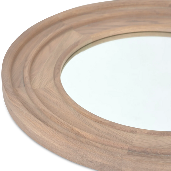 Neptune Accessories_Living accessories_Mirrors default Edinburgh Large Round Mirror, Vintage Oak