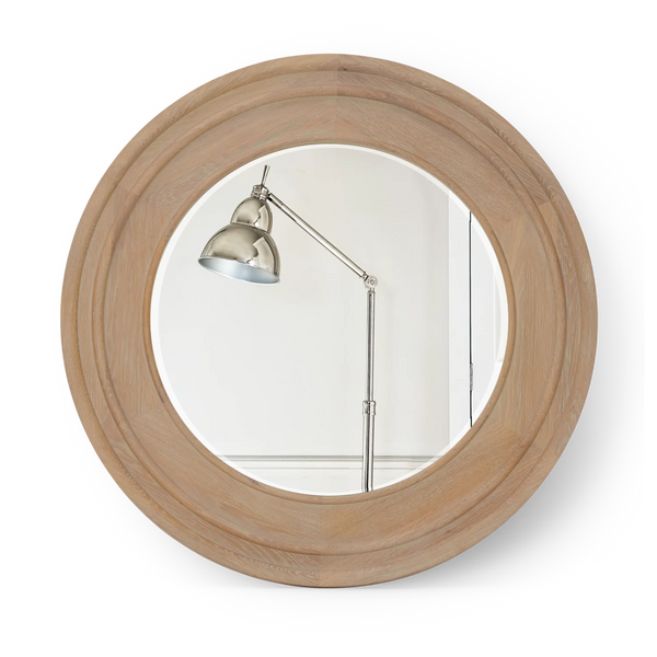 Neptune Accessories_Living accessories_Mirrors default Edinburgh Large Round Mirror, Vintage Oak