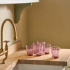 Neptune Glasses Rose Ella Glass Tumbler, Set of 6