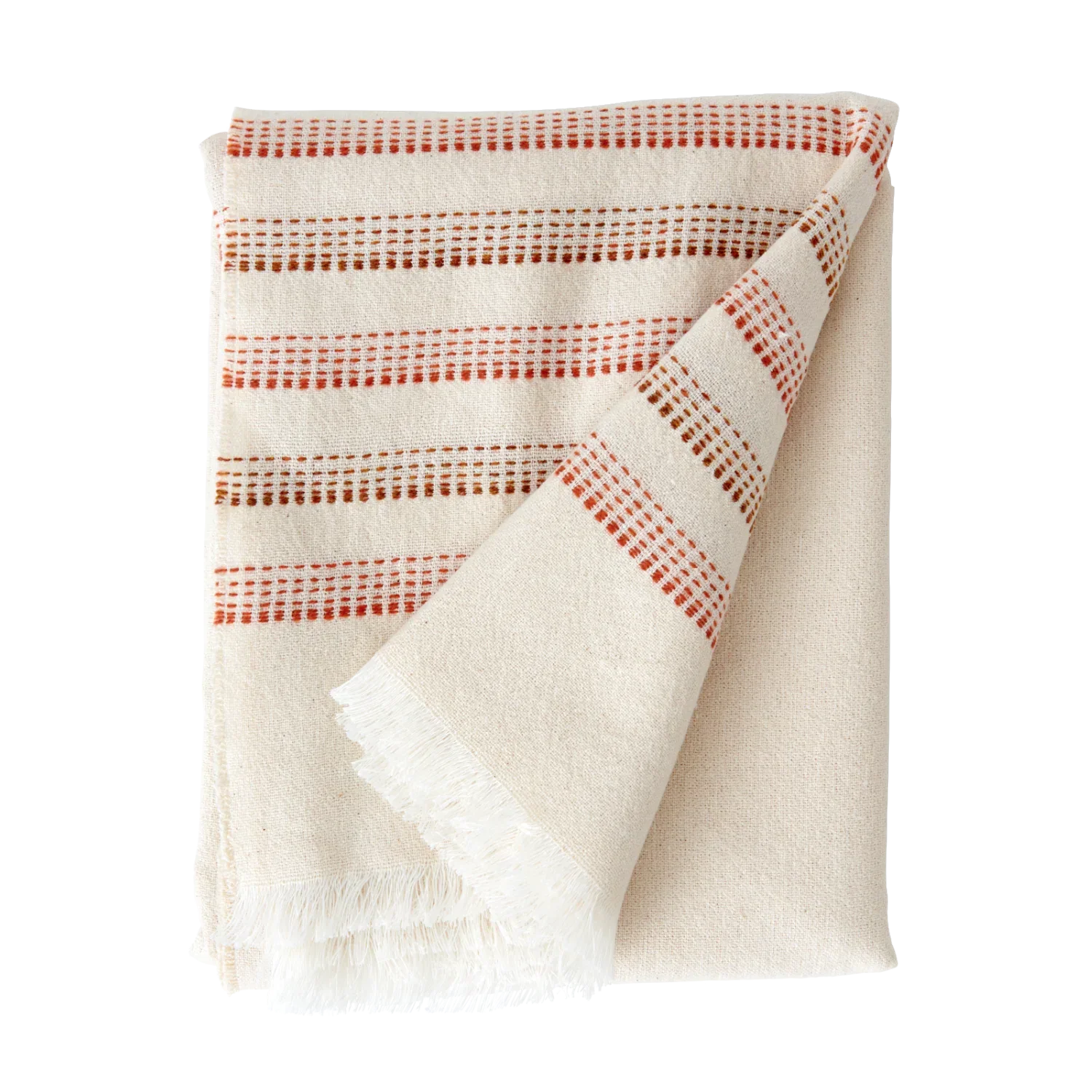 Neptune Decorating_Textiles_Throws default Elland Throw, Burnt Sienna