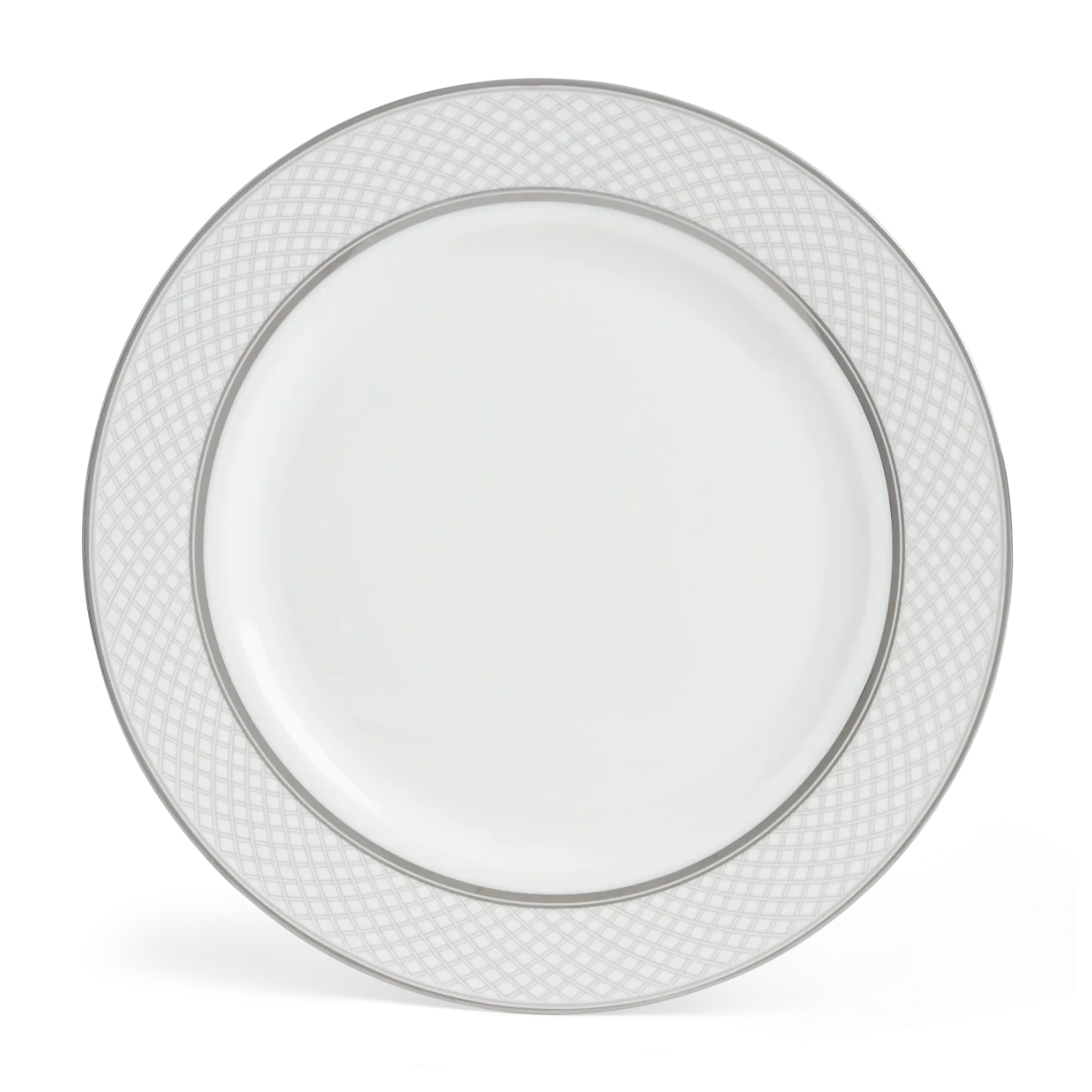 Neptune Accessories_Tabletop_Dinnerware default Fenton Bone China Charger Plates, Platinum - Set of 2