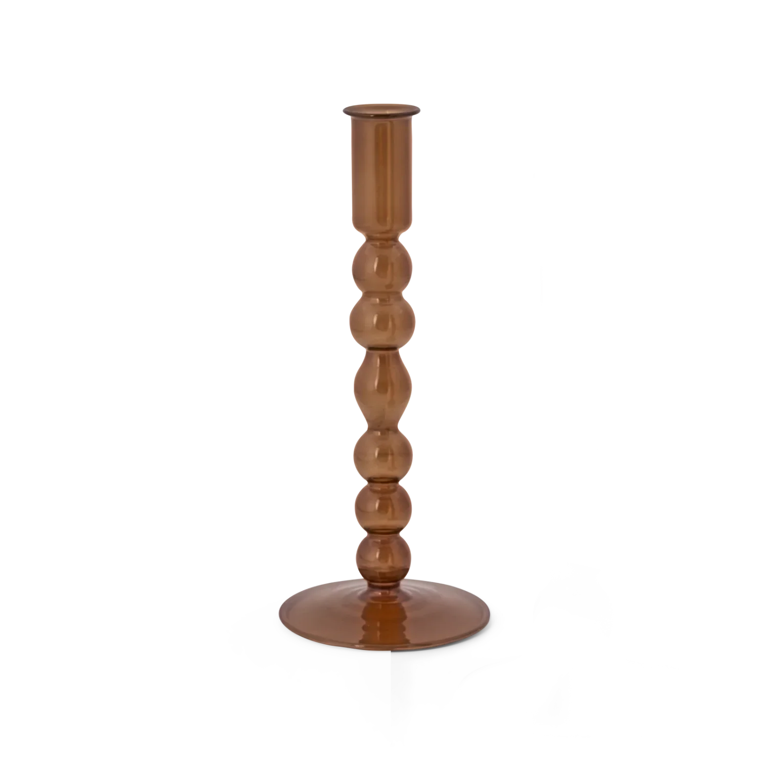 Neptune Accessories_Living accessories_Decorative accessories default Floella Slim Candle Holder, Amber