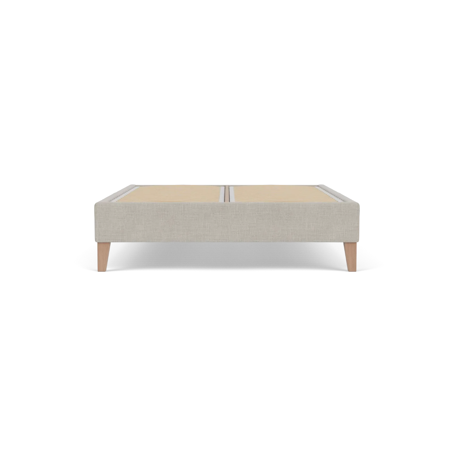 Neptune Furniture_Bedroom furniture_Beds & headboards default Francis Double Bed Base, Harry Cloud - Vintage Oak Legs