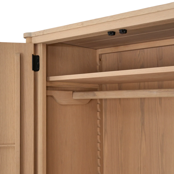 Neptune Furniture_Bedroom furniture_Bedroom casegoods default Frome Double Oak Wardrobe, 103cm