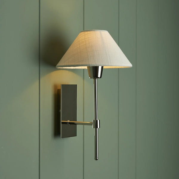 Neptune Accessories_Lighting_Wall lights Oliver 8" Warm White Hanover Nickel Wall Light