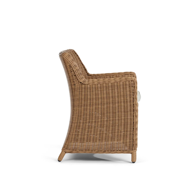 Neptune Seasonal_Garden_Outdoor dining and carver chairs default Harmondsworth 8 Seater Teak Garden Dining Table Set with Stanway Honey Carver Chairs