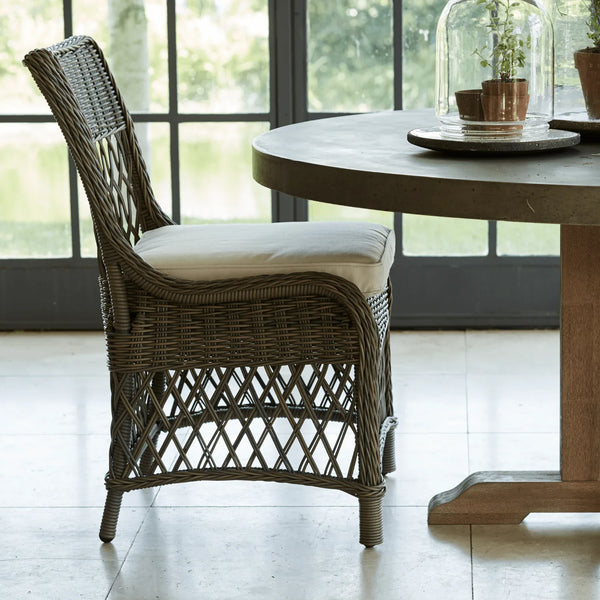 Neptune Seasonal_Garden_Outdoor dining and carver chairs default Harrington Wicker Garden Dining Chair