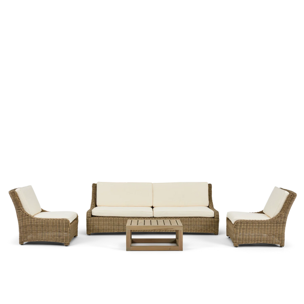 Neptune Outdoor garden sets default Hayburn 5 Seater Wicker Garden Sofa & Armchair Set with Coffee Table