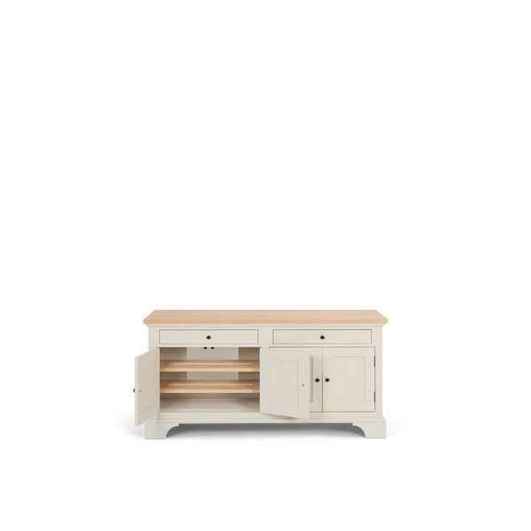 Henley 5ft Oak TV Cabinet, Painted