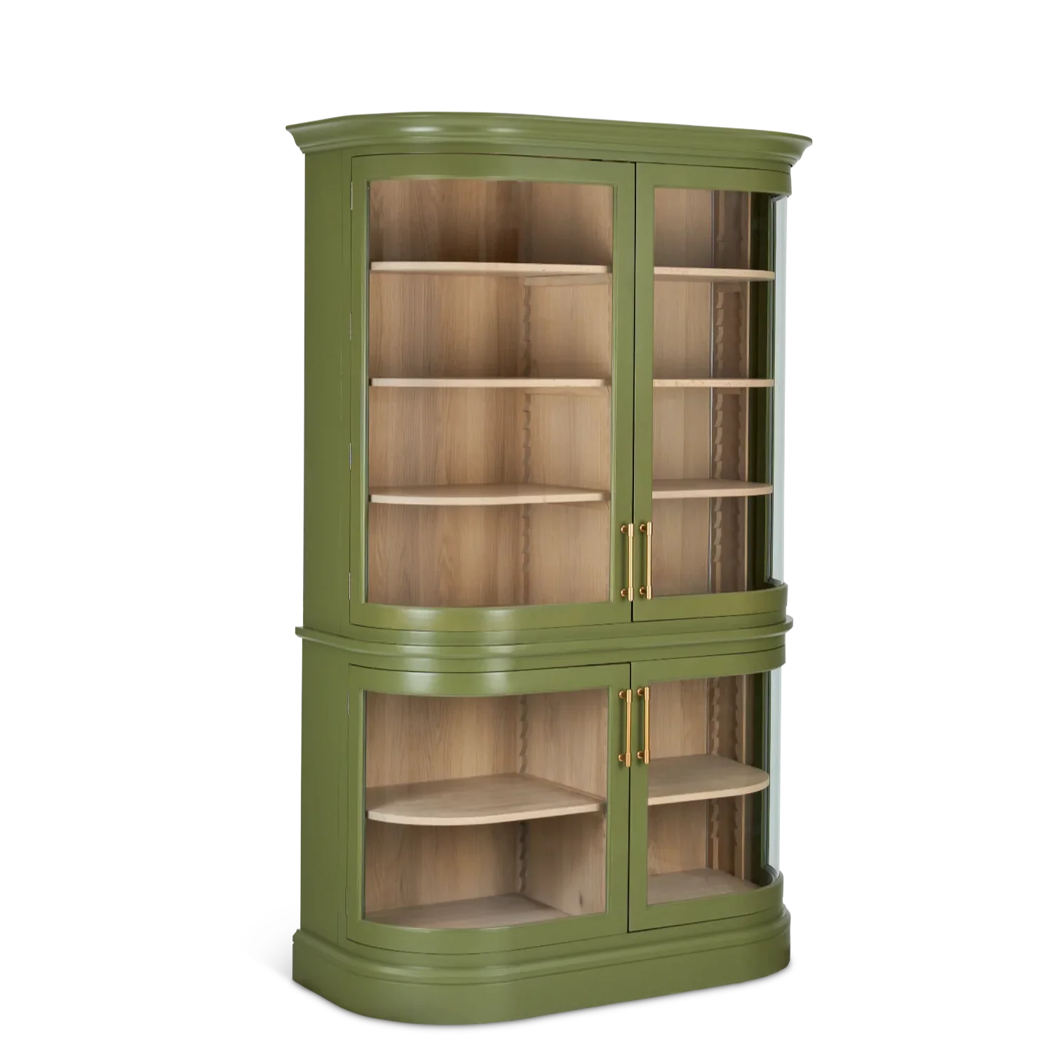 Neptune Furniture_Living & dining furniture_Living & dining storage default Henley Curved Glass Cabinet