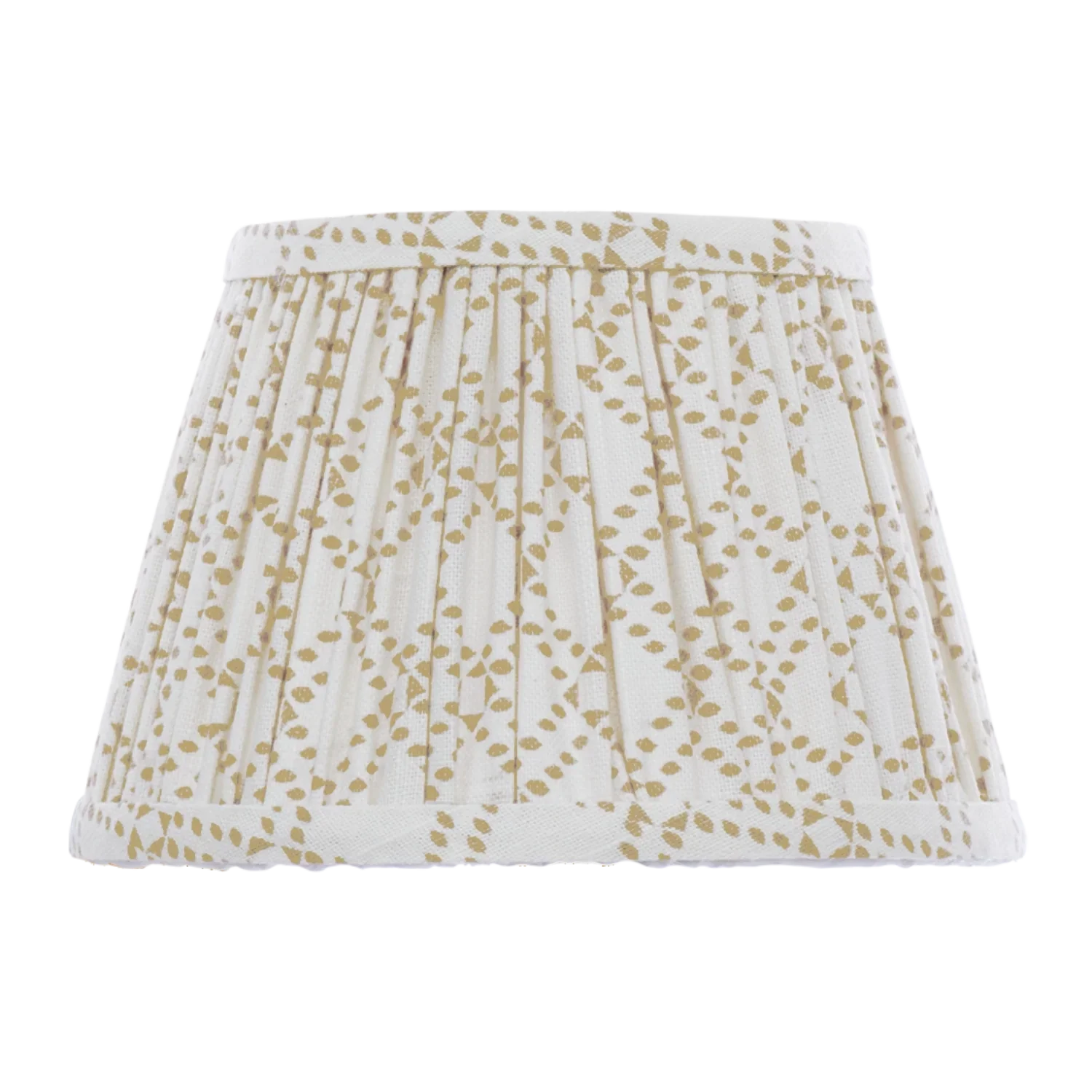 Neptune Accessories_Lighting_Lighting accessories default Henry Gathered 26'' Linen Empire Lampshade, Thea Saffron Print