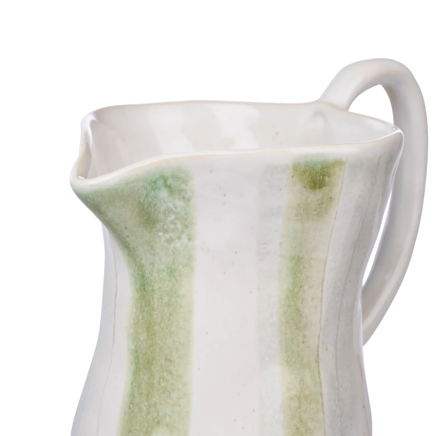 Neptune Accessories_Tabletop_Serveware default Hollywell Jug, Green Stripe