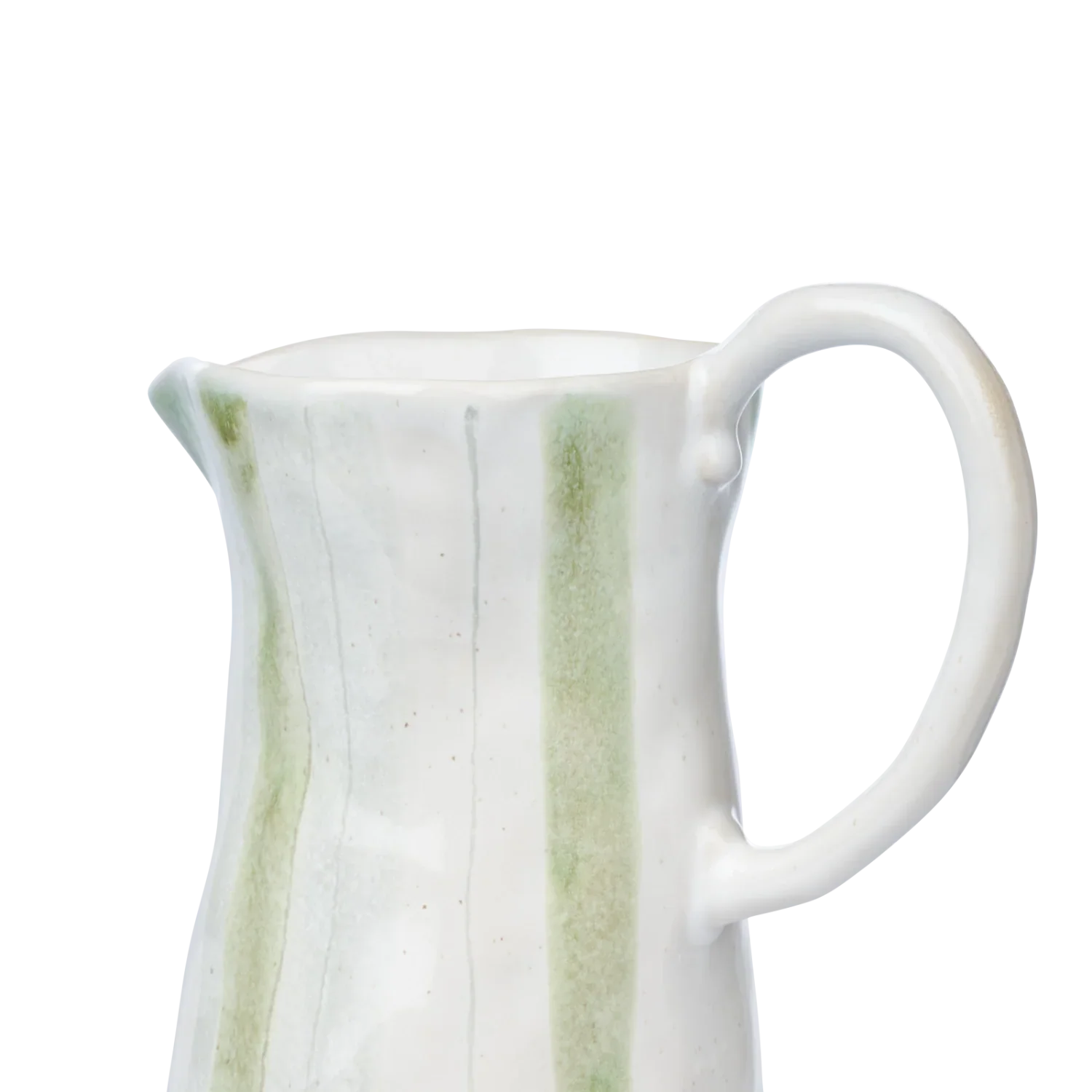 Neptune Accessories_Tabletop_Serveware default Hollywell Jug, Green Stripe
