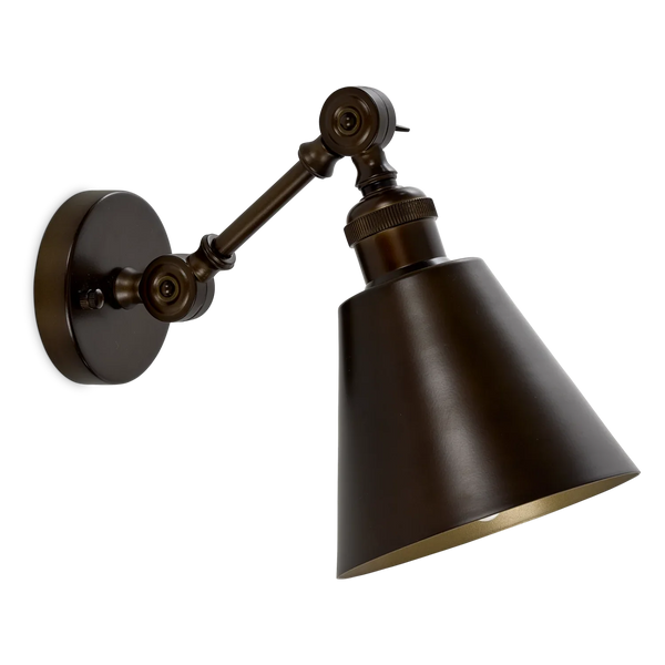 Neptune Accessories_Lighting_Wall lights default Keats Metal Shade Wall Light, Bronze