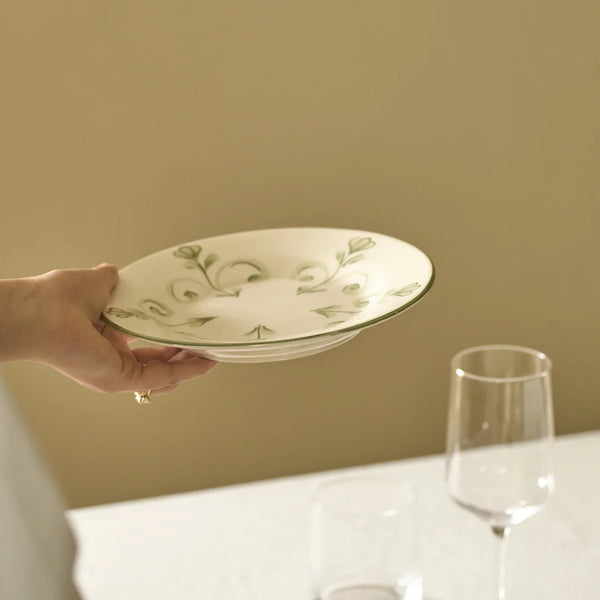 Neptune Accessories_Tabletop_Dinnerware default Lamorna Green Side Plate