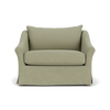 Neptune Furniture_Upholstery_Sofas default Long Island Loveseat Cover - Heavyweight Linen in Sage