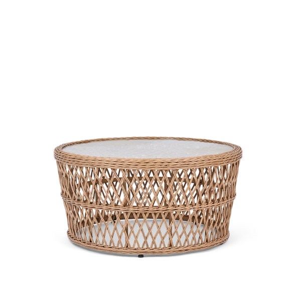 Neptune Seasonal_Garden_Outdoor coffee and side table default Longmeadow Round Wicker Garden Coffee Table