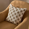 Margot Embroidered Scatter Cushion, Saddle