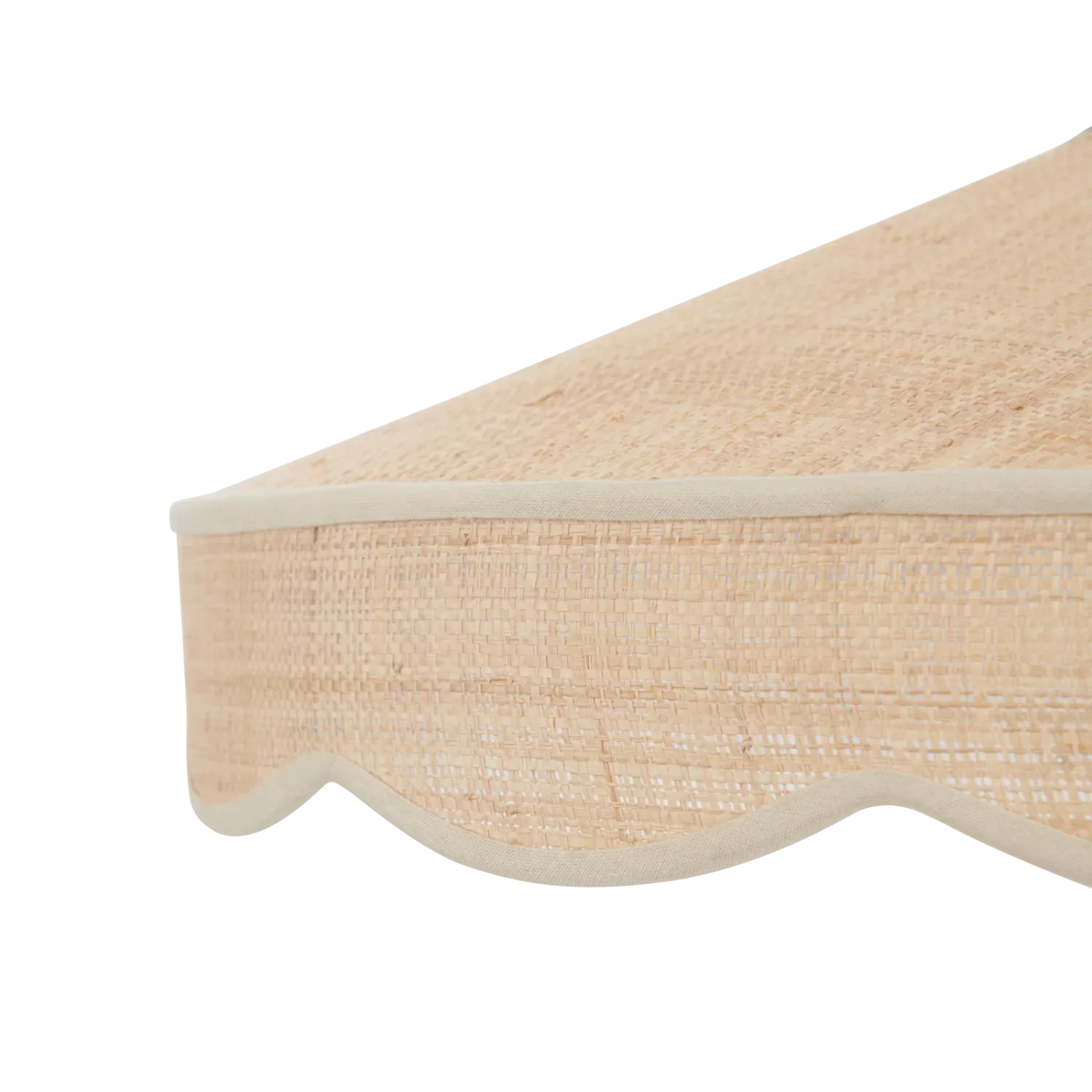 Neptune Accessories_Lighting_Pendants default Marina Large Scalloped Raffia Pendant Light