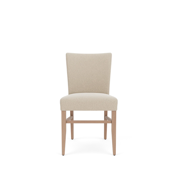 Neptune Upholstered dining chairs default Miller Dining Chair, Linara Linen Natural - Natural Oak Legs