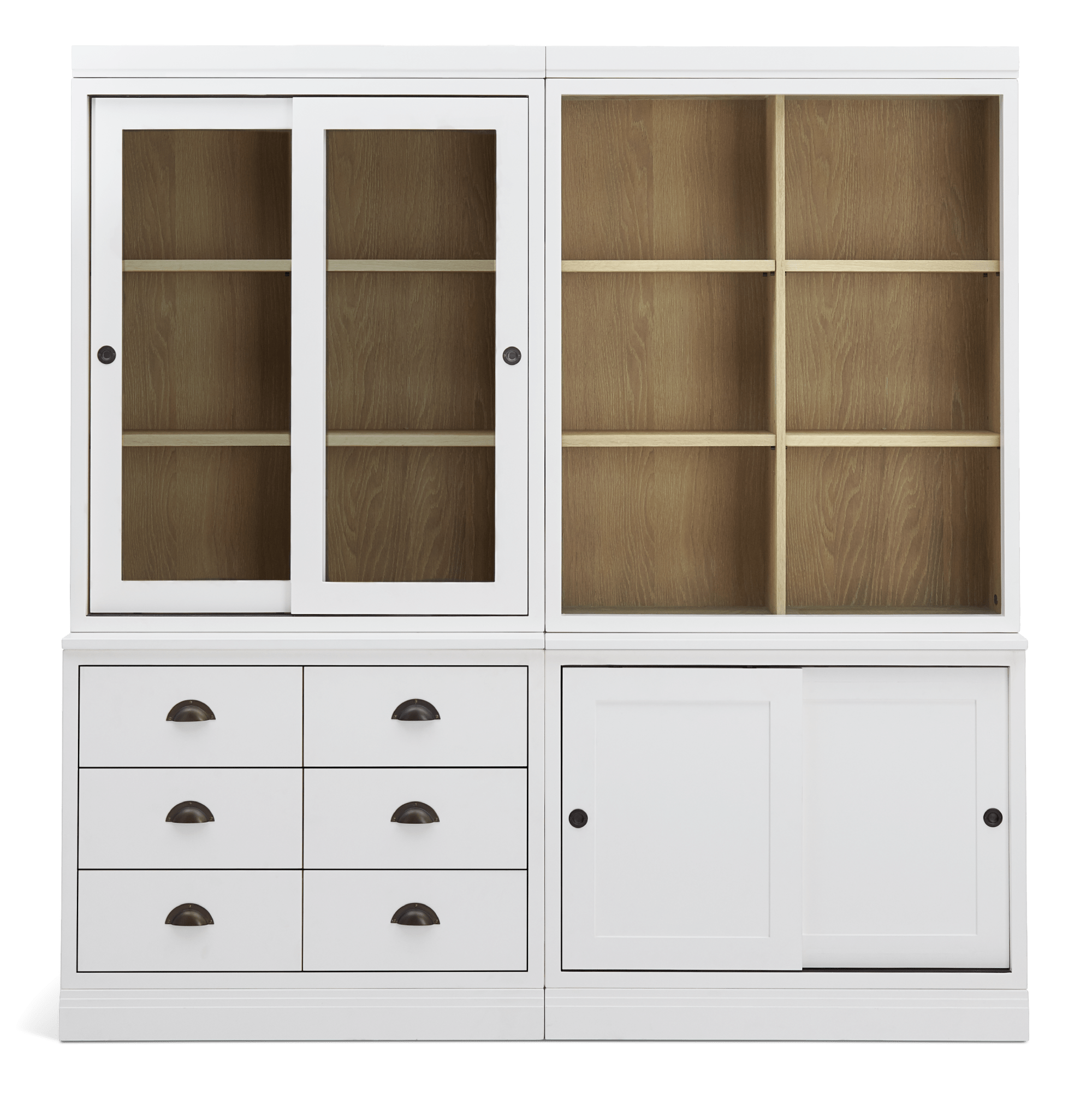 Neptune Base Cabinets 0 paint service / Low double Chawton Low Dresser
