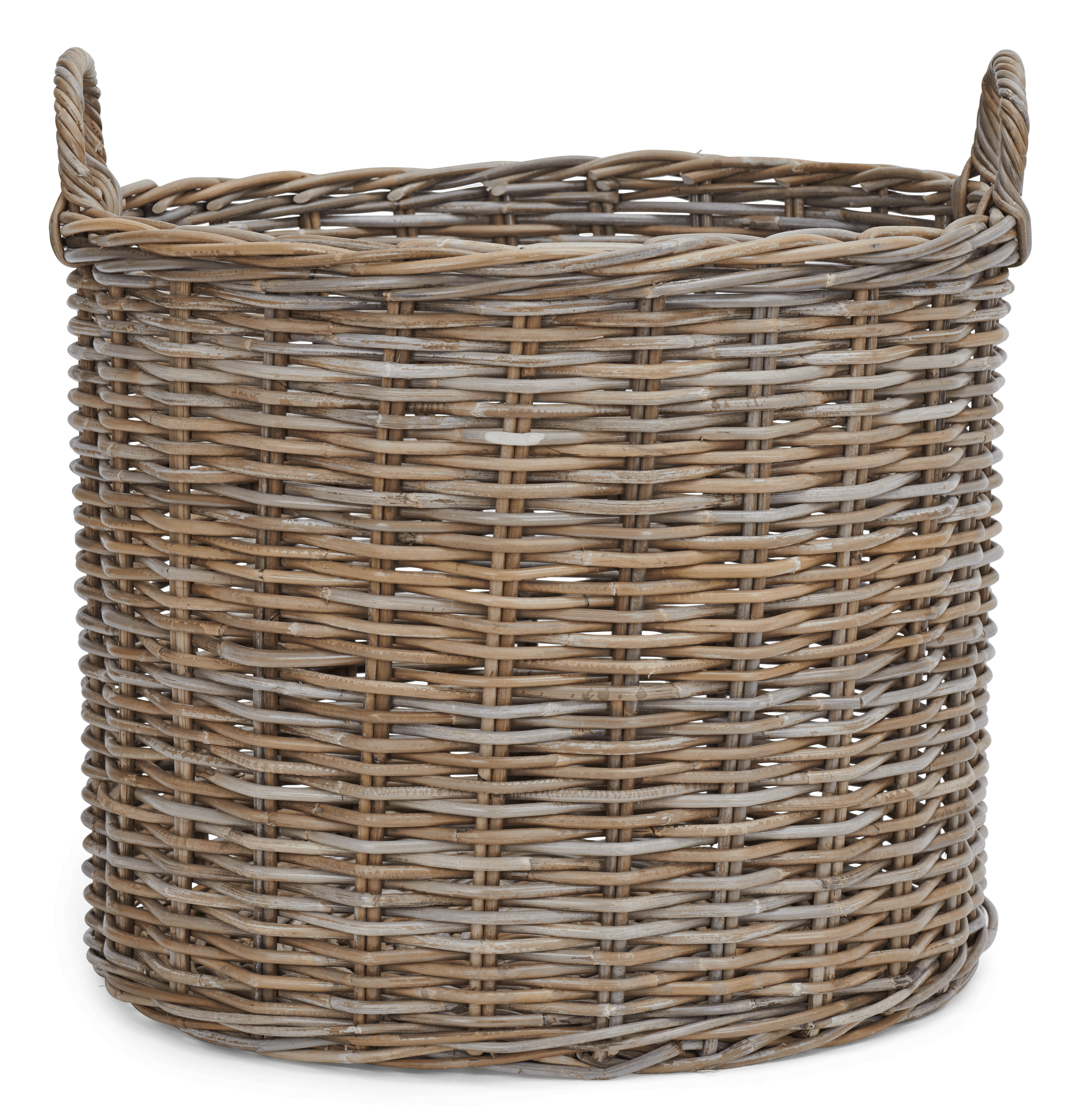 Neptune Baskets Large Somerton Round Log Basket