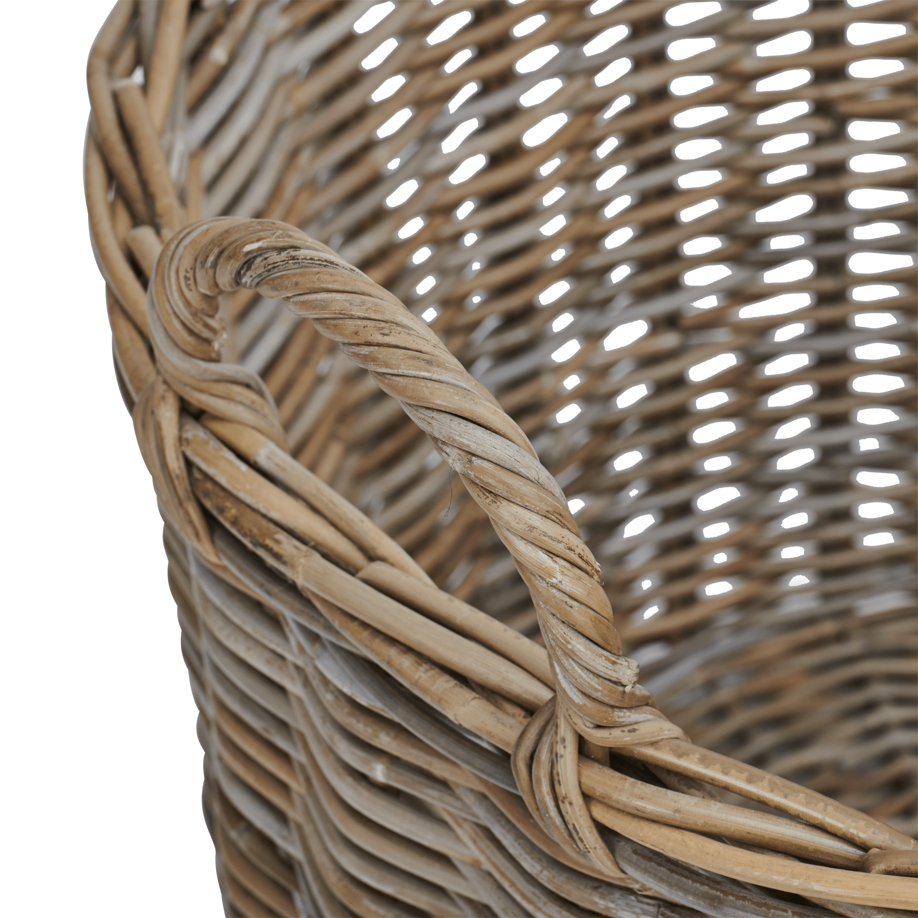 Neptune Baskets Somerton Round Log Basket