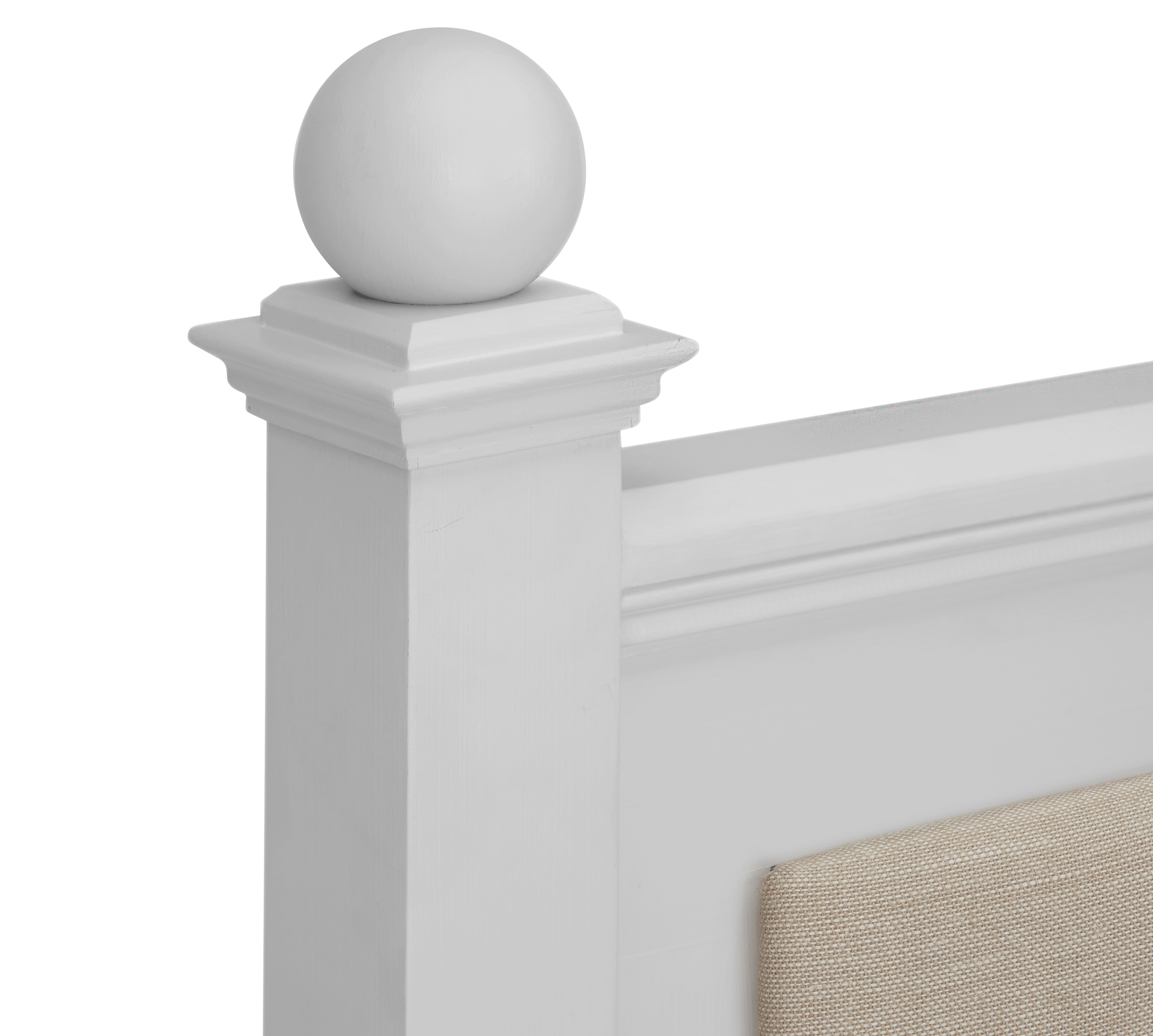 Neptune Beds Chichester Bed, Linara Natural Headboard