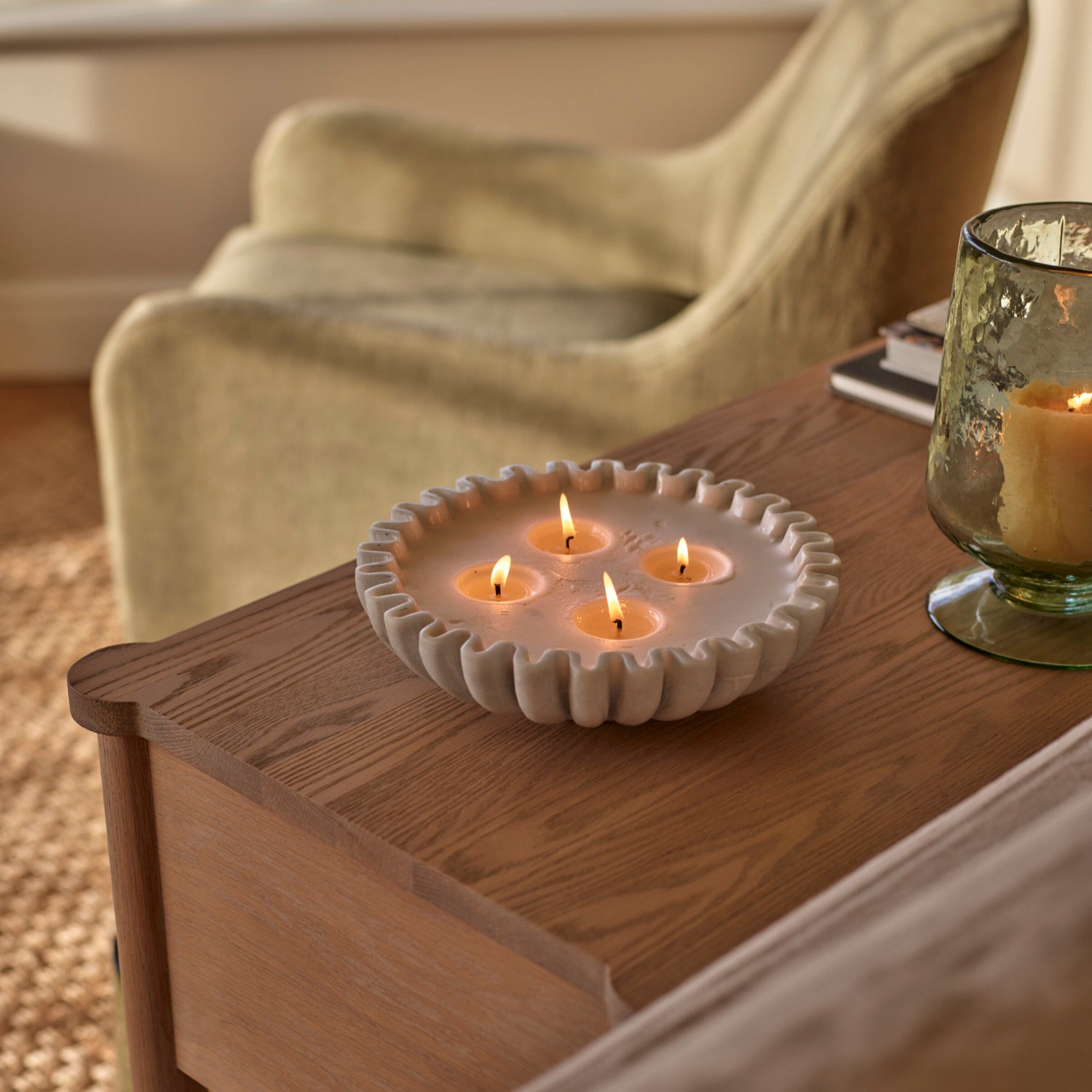 Neptune Candles Malpas Marble Four Wick Candle