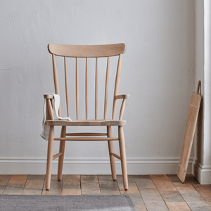 Wardley Carver Chair, Natural Oak