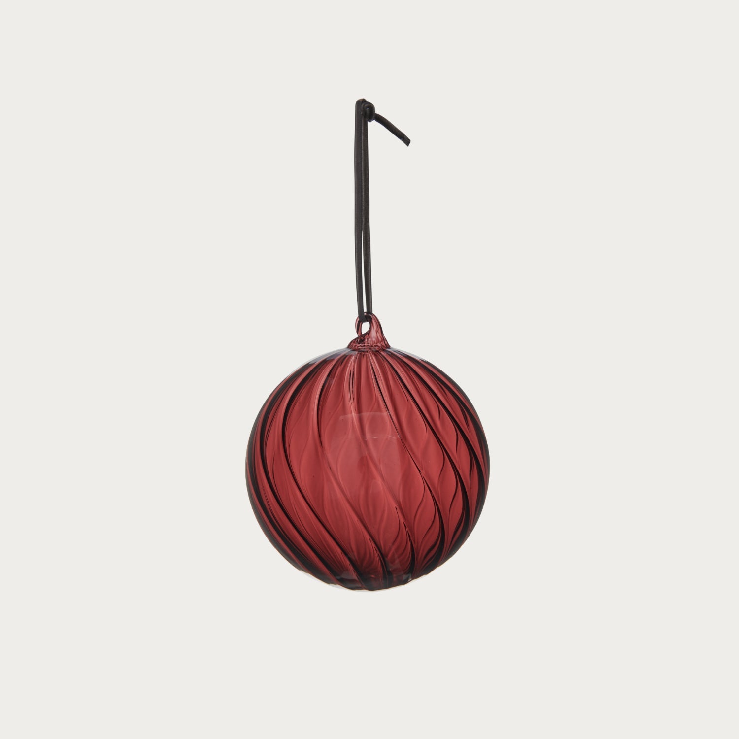 Neptune Christmas Decorations Avery Glass Baubles, Set of 3