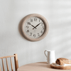 Neptune Clocks Medium Harrison Wall Clock, Seasoned Oak