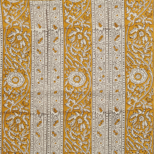 Neptune Cushions Mae Square Printed Scatter Cushion, Mustard
