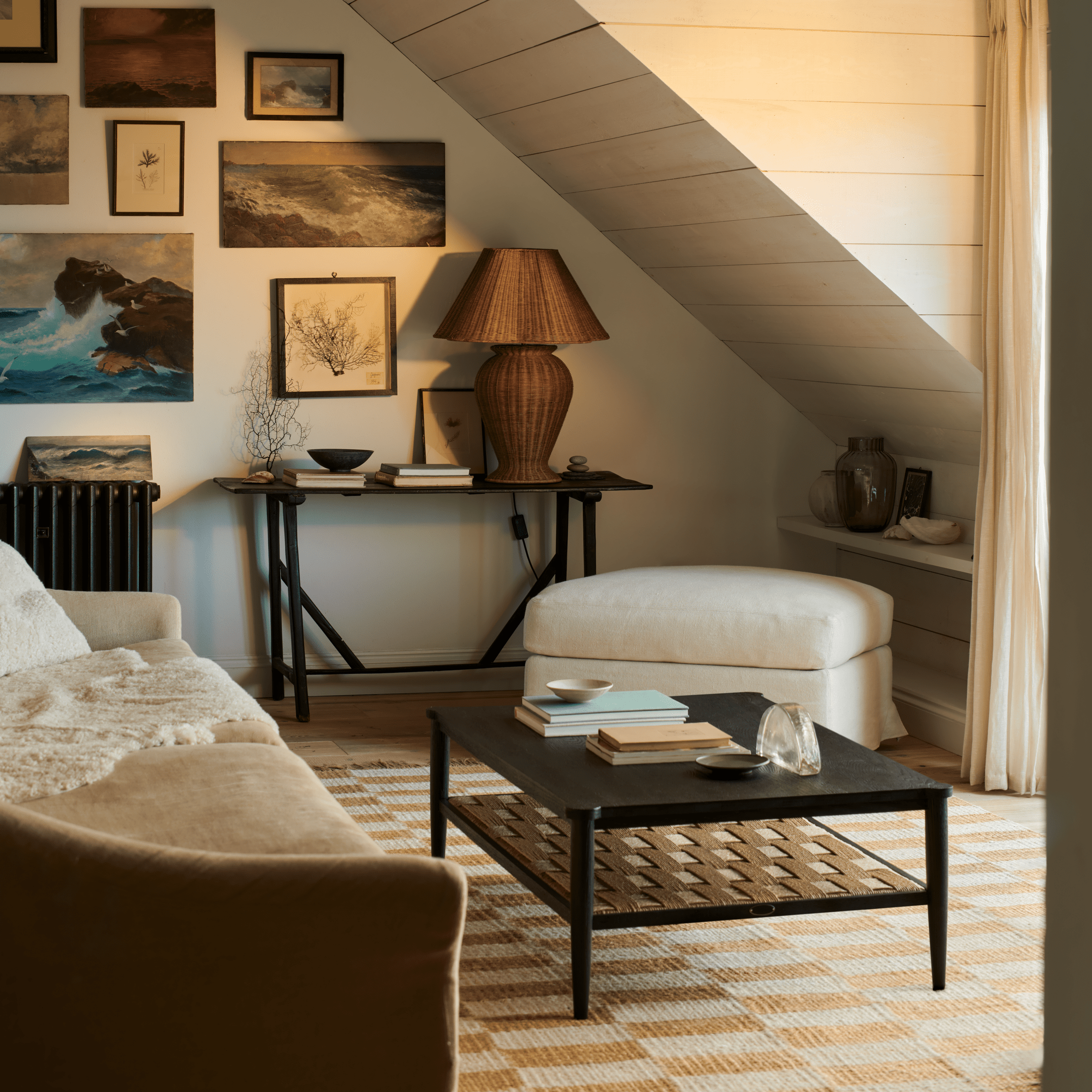 Neptune Footstools & Ottomans Long Island Footstool