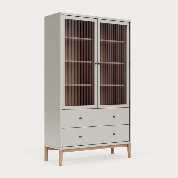 Neptune Full Height Cabinets Farlow Freestanding Double Kitchen Larder, Painted