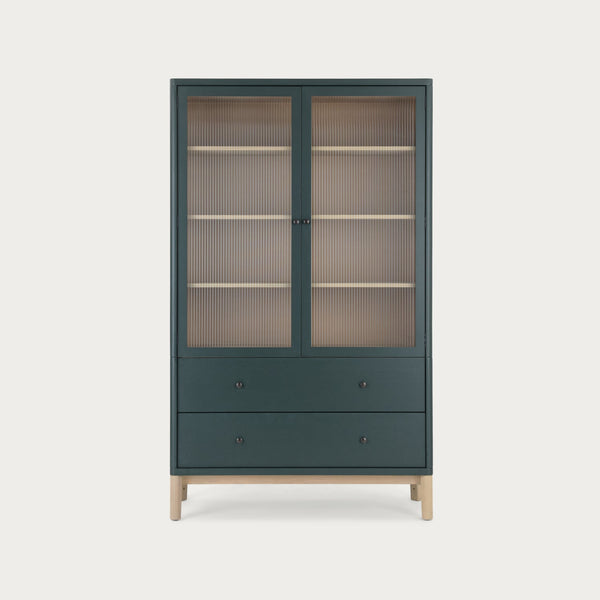 Neptune Full Height Cabinets Default Farlow Freestanding Double Kitchen Larder, Constable Green