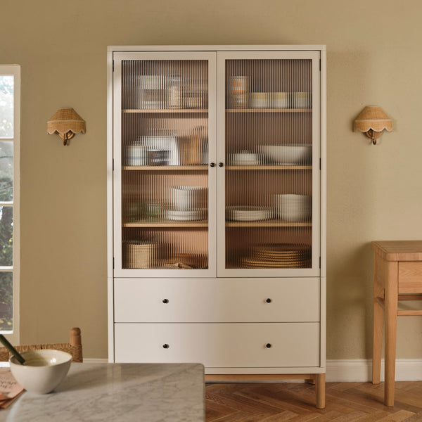 Neptune Full Height Cabinets Farlow Freestanding Double Kitchen Larder, Painted