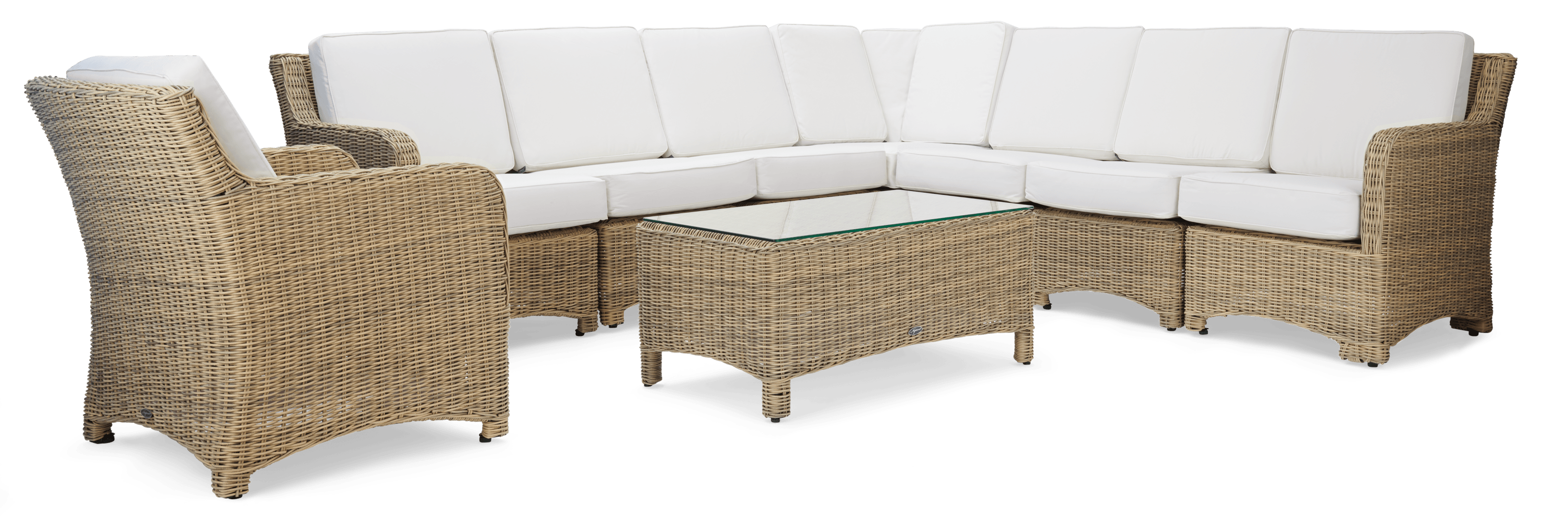 Neptune Garden Sets 8 seater Compton Modular Sofa & Coffee Table Set