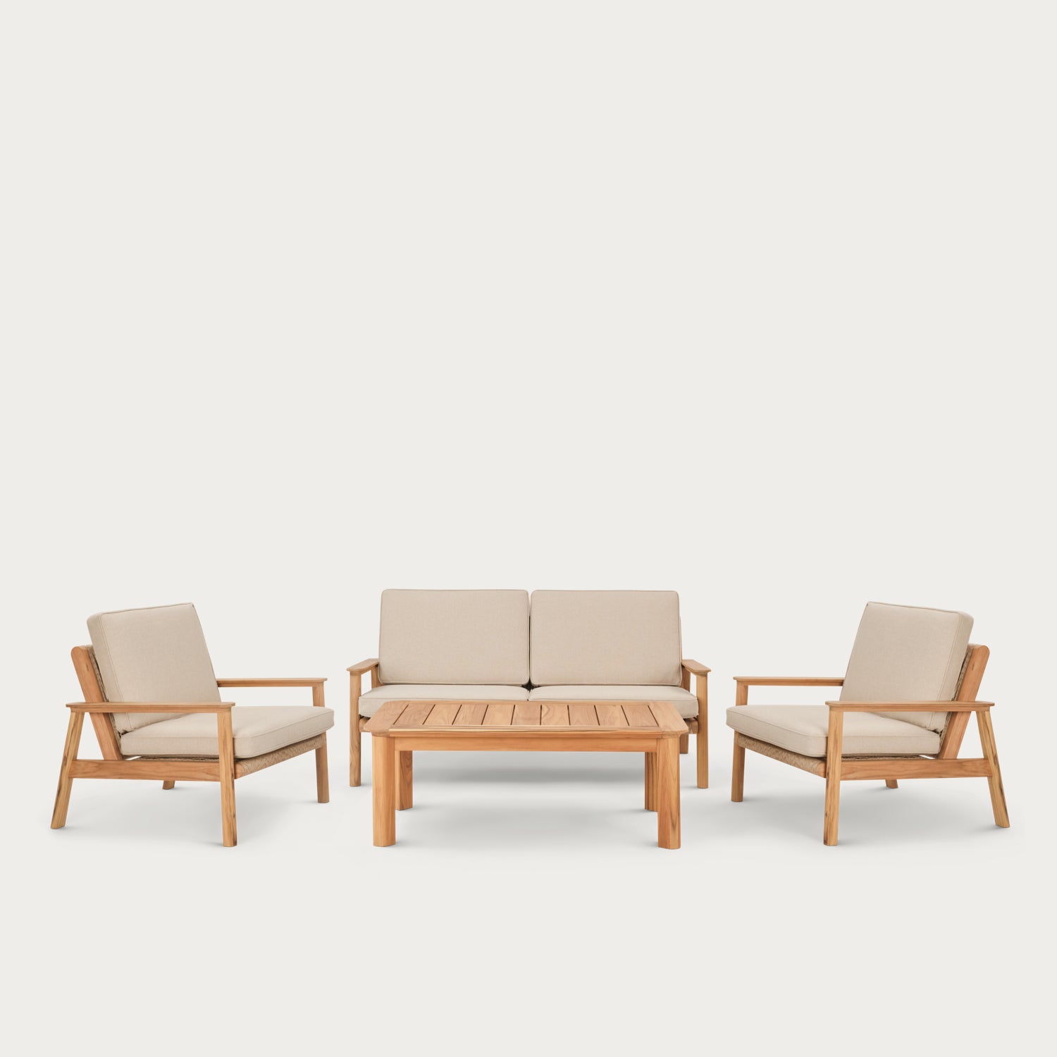 Neptune Garden Sets Kew 4 Seater Sofa Set with Coffee Table