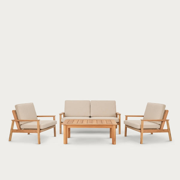 Neptune Garden Sets Kew 4 Seater Sofa Set with Coffee Table