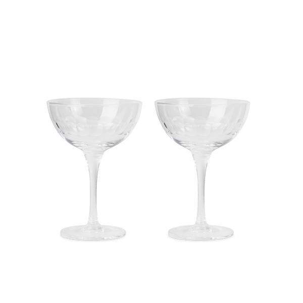 Neptune Glassware Bethnal Champagne Coupe, Set of 2