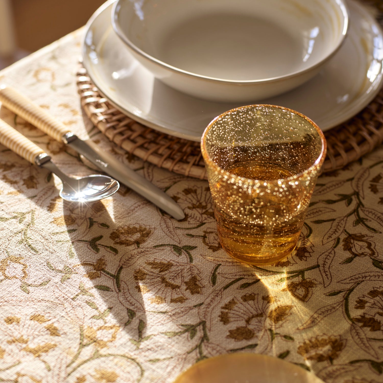 Neptune Glassware Saffron Ella Glass Tumbler, Set of 6