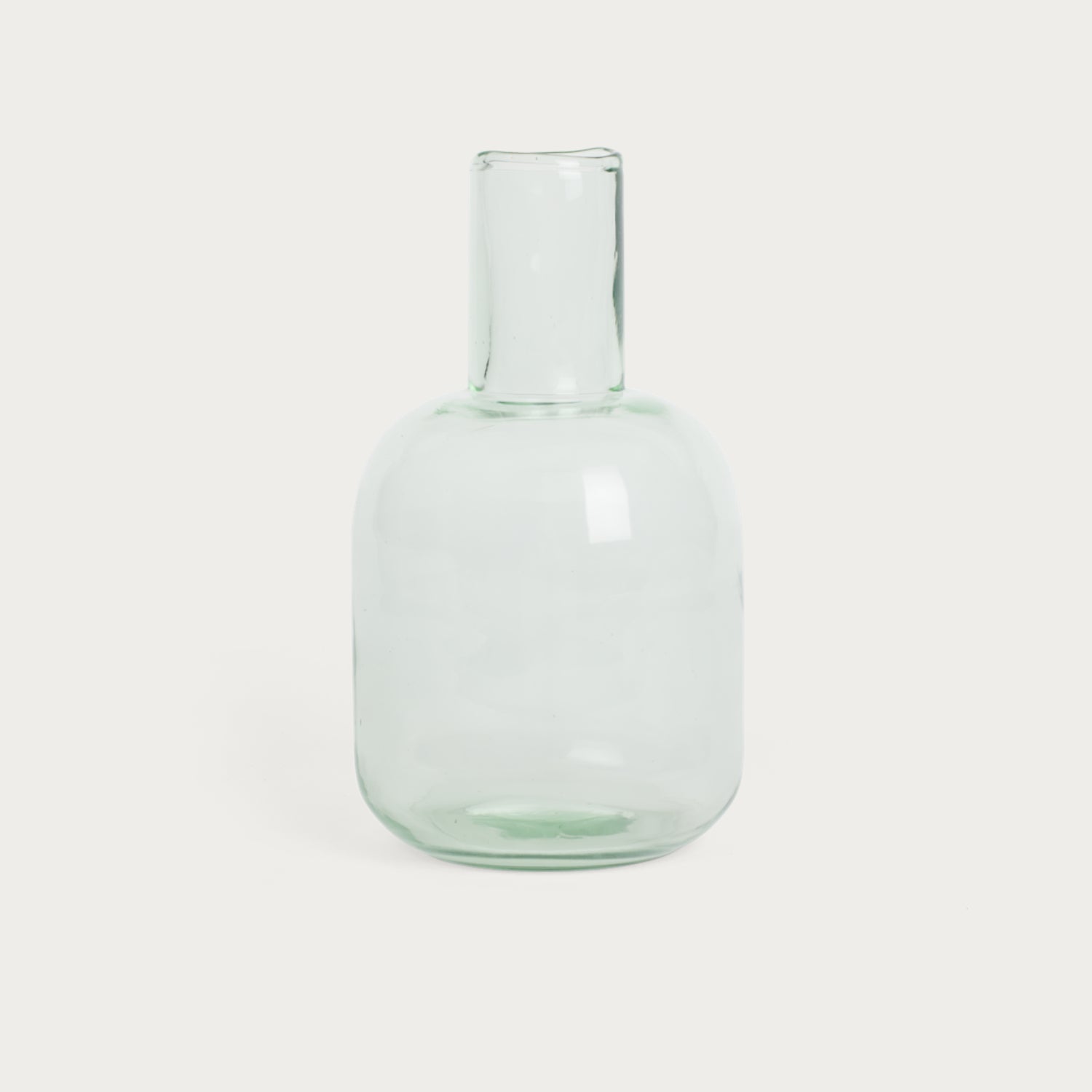 Neptune Glassware Primrose Green Glass Carafe