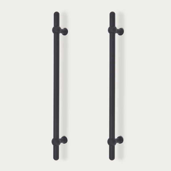 Neptune Handles & Hardware Matt Black Bronze Oscott Large Bar Handle, Set of 2