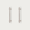 Neptune Handles & Hardware Satin Nickel Oscott Medium Bar Handle, Set of 2