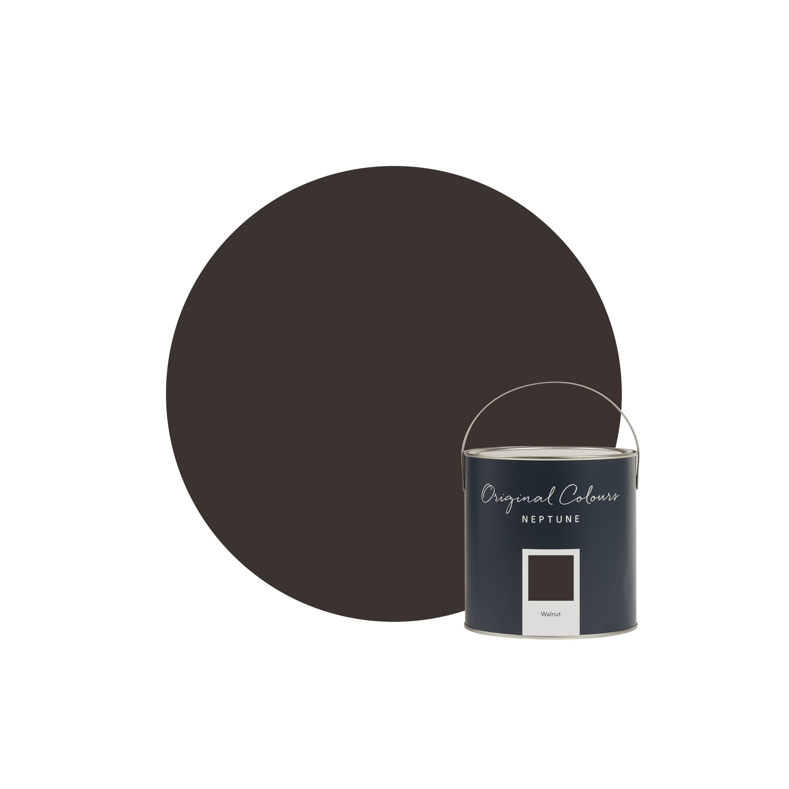 Neptune Paint Matt Emulsion / Sample pot Walnut paint