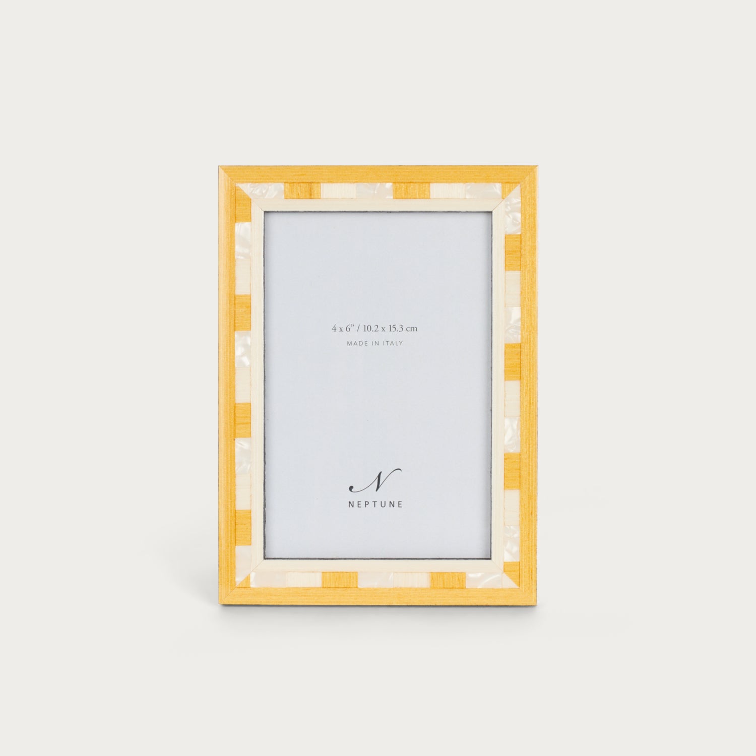 Neptune Photo Frames Montpellier 4x6 Photo Frame, Yellow
